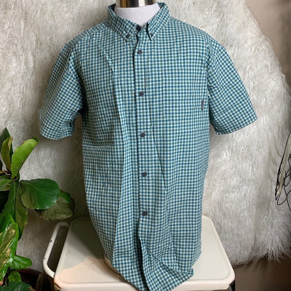 Columbia Plaid button up shirt